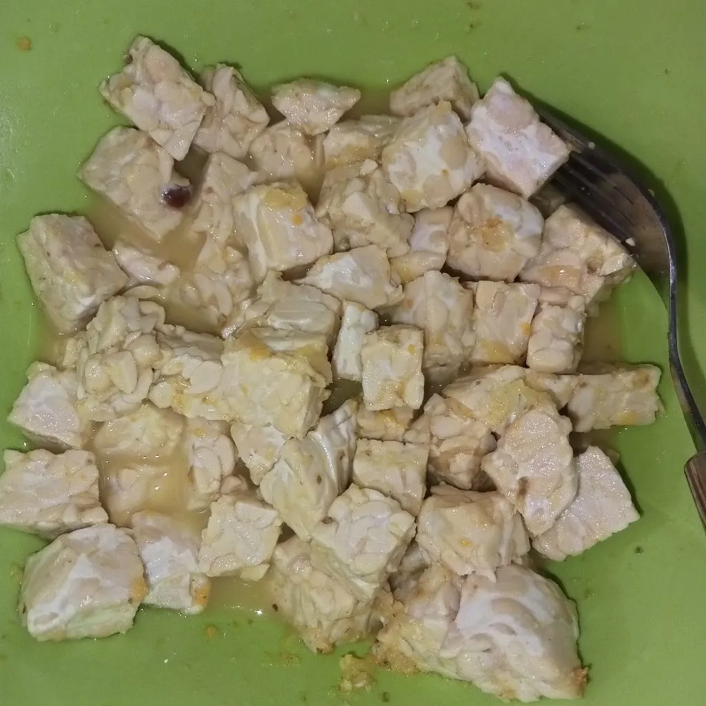Step 4 Tempe Dadu Goreng Kemiri