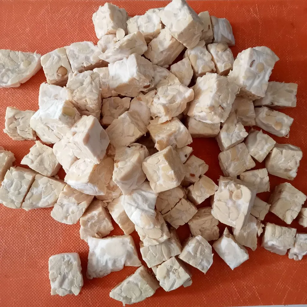 Step 1 Tempe Dadu Goreng Kemiri