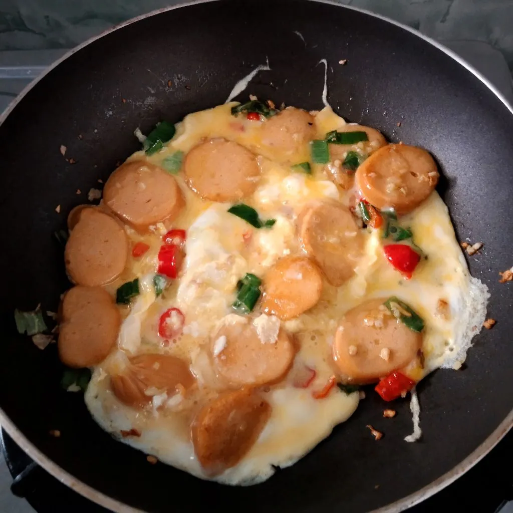 Step 4 Nasi Telur Hongkong