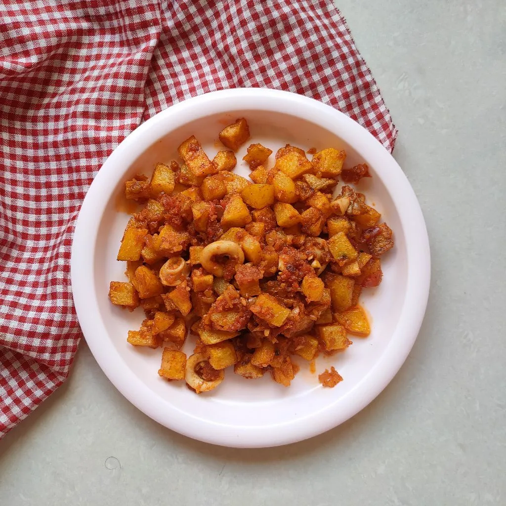 Step 5 Balado Kentang Cumi