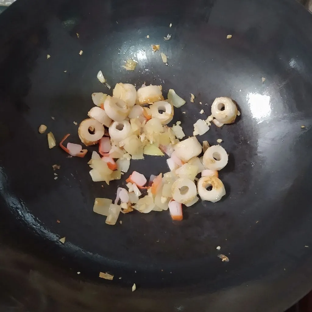 Step 2 Tumis Chikuwa
