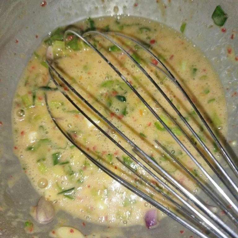 Step 4 Telur Dadar Padang