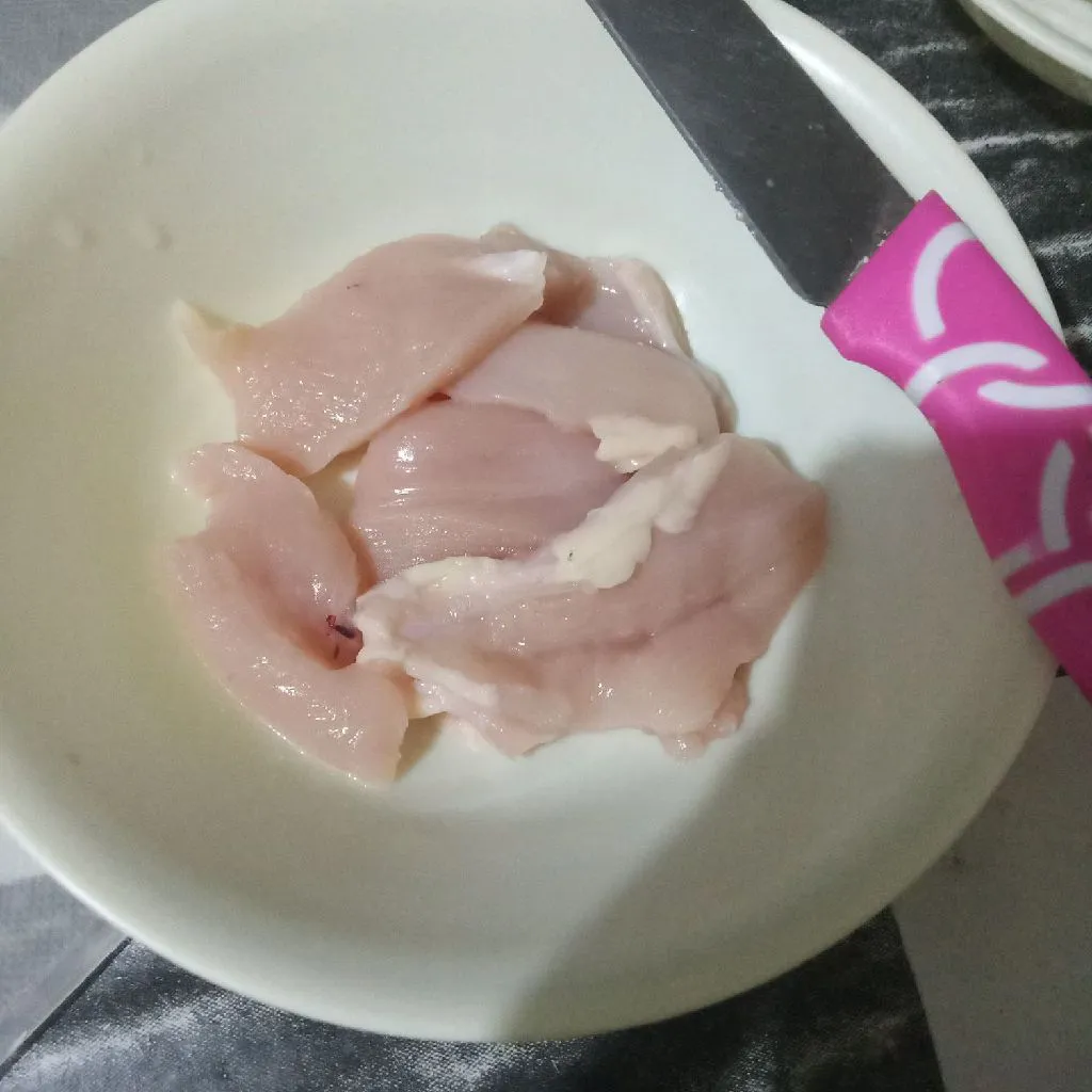 Step 1 Ayam Goreng Lapis Tepung Putih