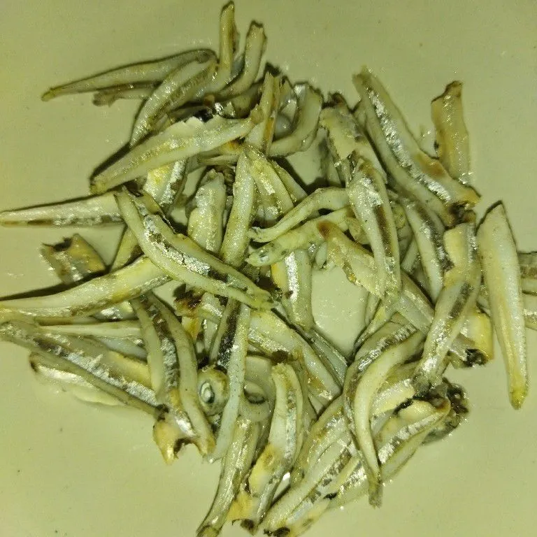 Step 1 Nasi Bakar Teri Pedas