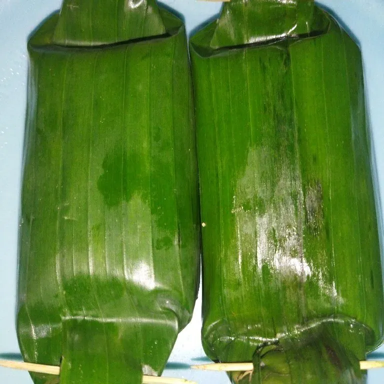 Step 6 Nasi Bakar Teri Pedas