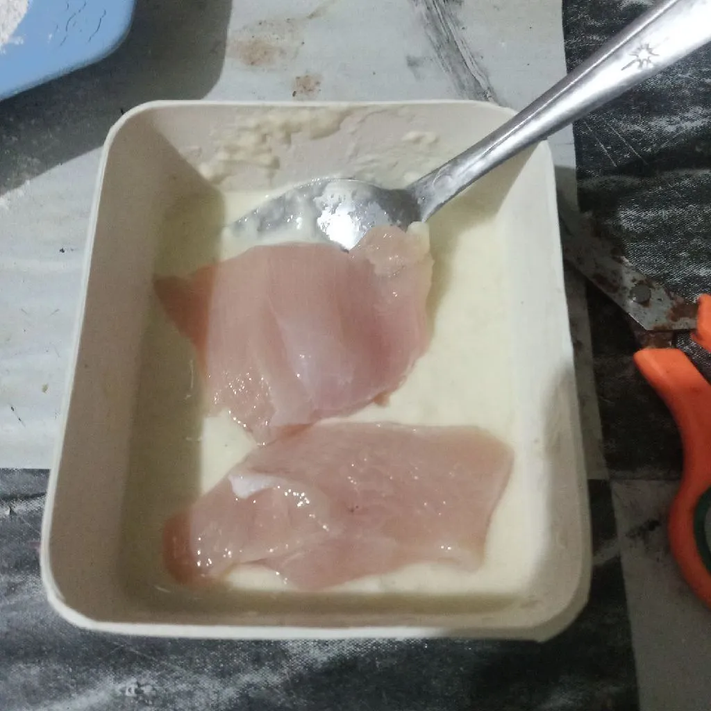 Step 4 Ayam Goreng Lapis Tepung Putih
