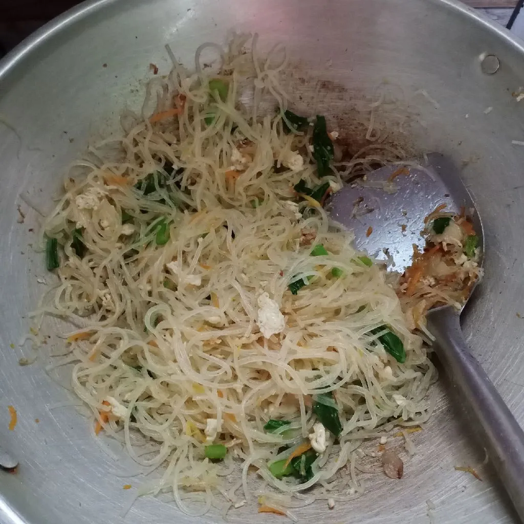 Step 6 Bihun Wortel Putih Telur