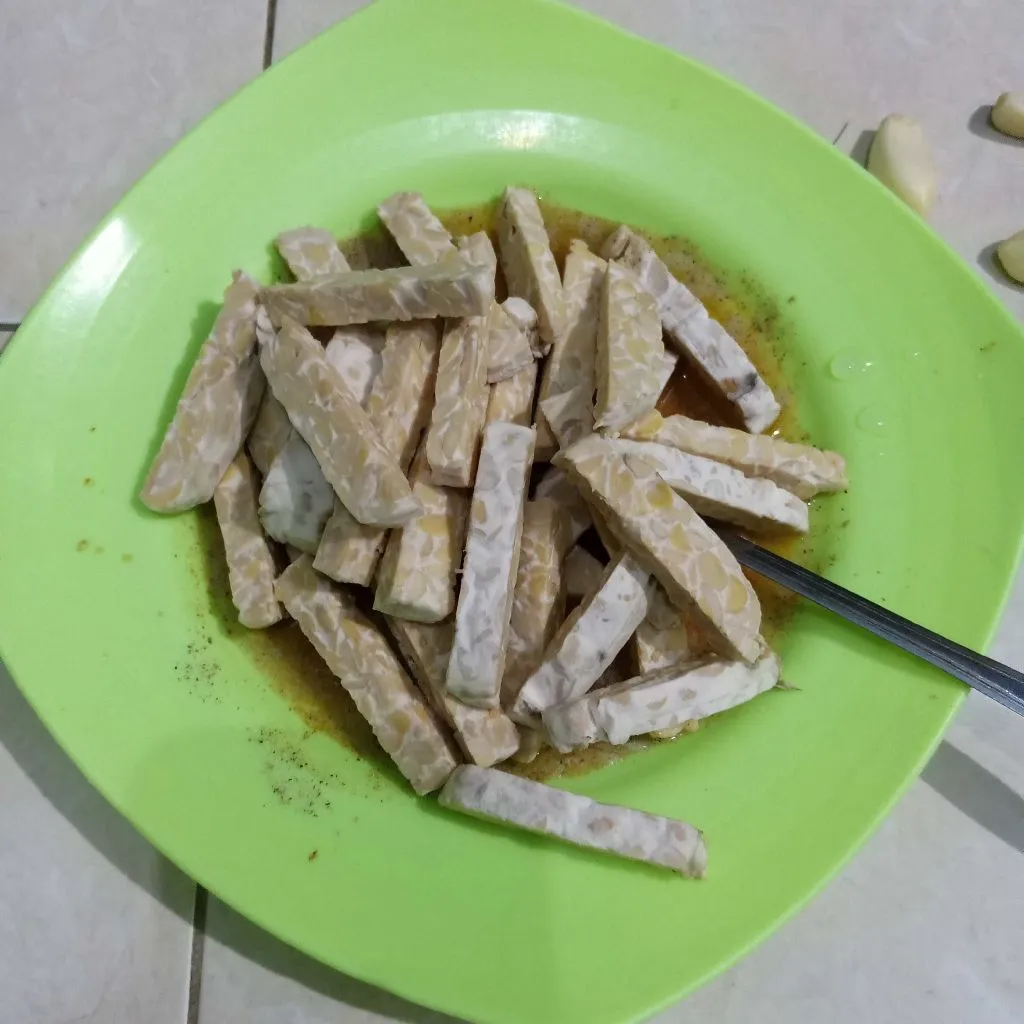 Step 2 Tempe Stik Krispy