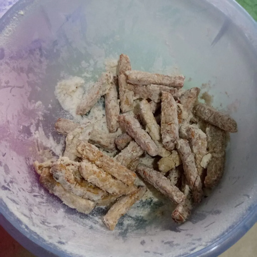 Step 4 Tempe Stik Krispy
