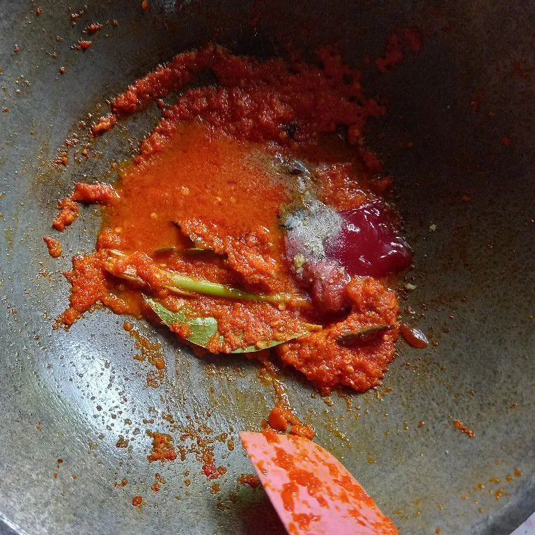 Step 5 Udang Krispi Saus Padang