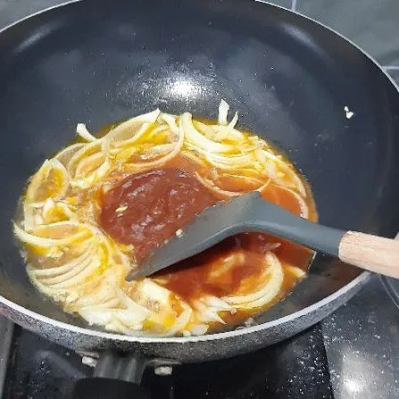Step 5 AYAM CRISPY SAUS BBQ