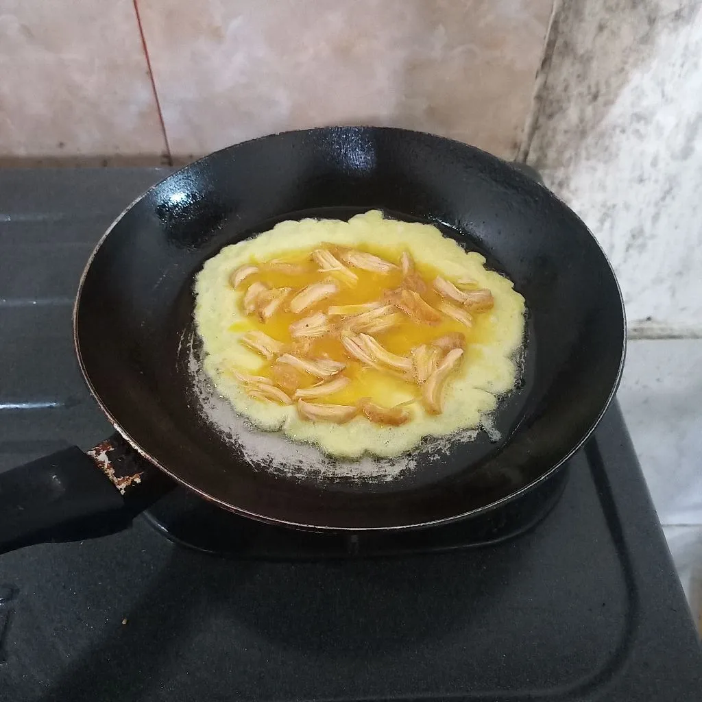 Step 2 Telur Dadar Ayam Suir