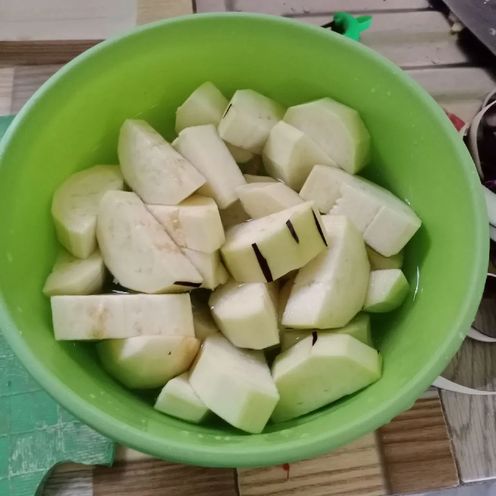 Step 2 Oseng Terong Tahu