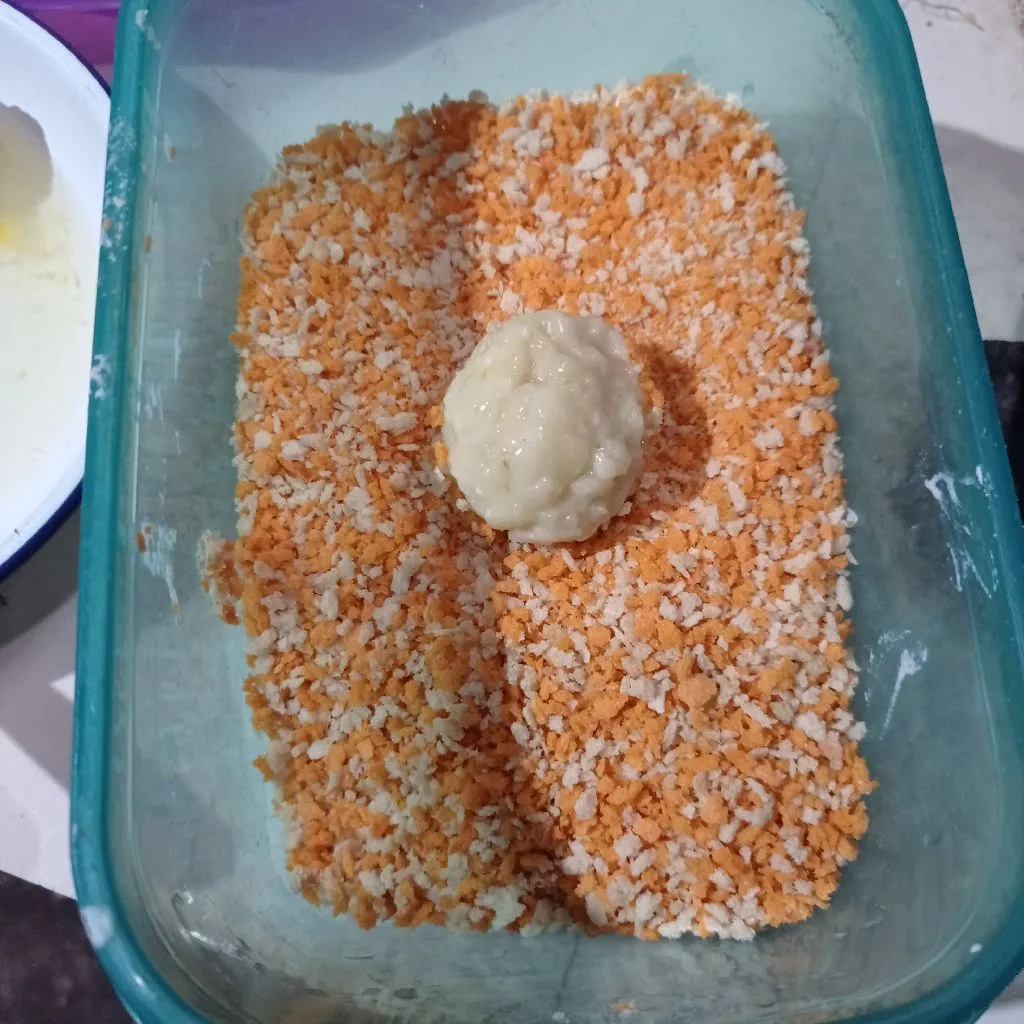 Step 6 Macaroni cheese balls