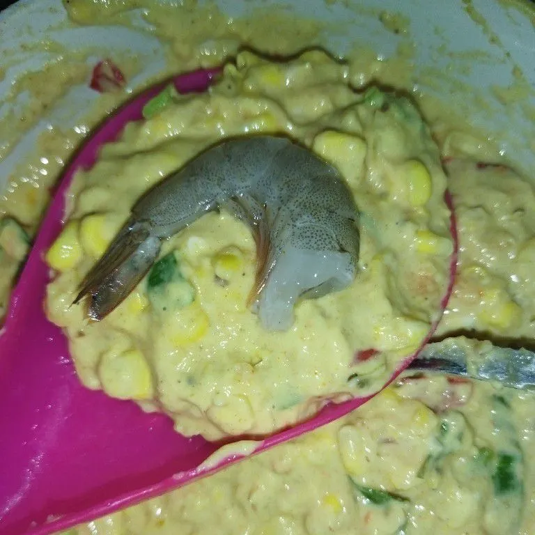Step 5 Bakwan Jagung Udang