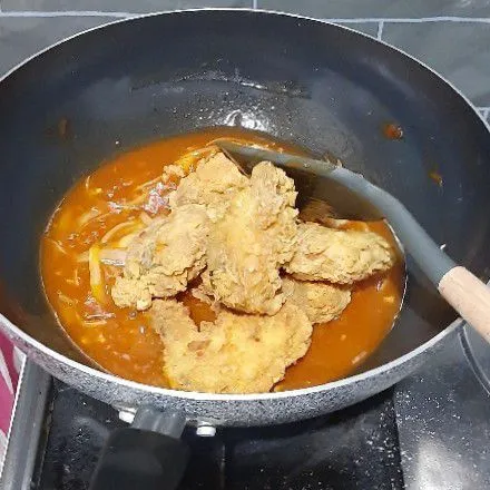 Step 7 AYAM CRISPY SAUS BBQ