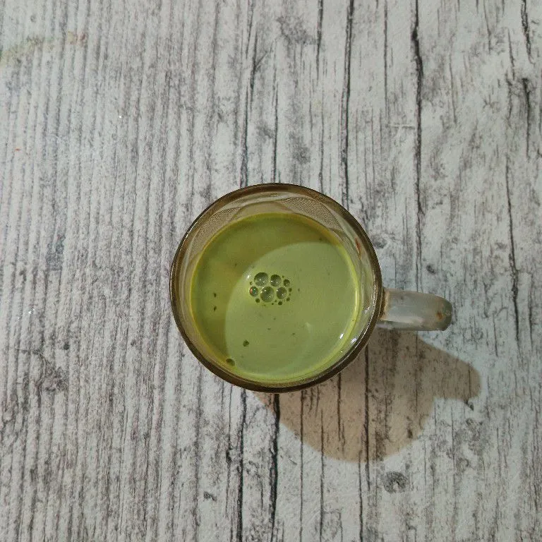 Step 1 Es Matcha Susu