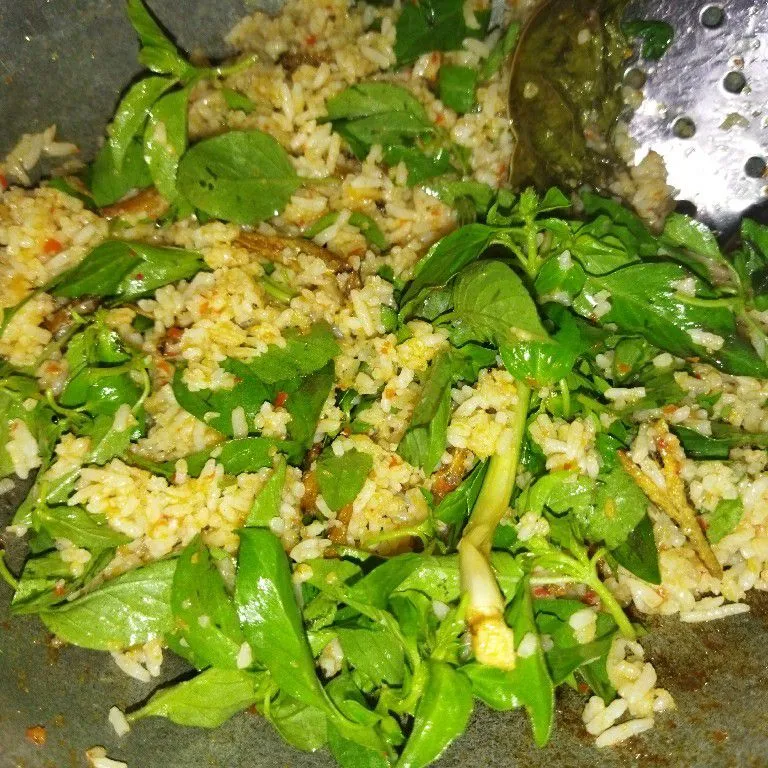 Step 4 Nasi Bakar Teri Pedas