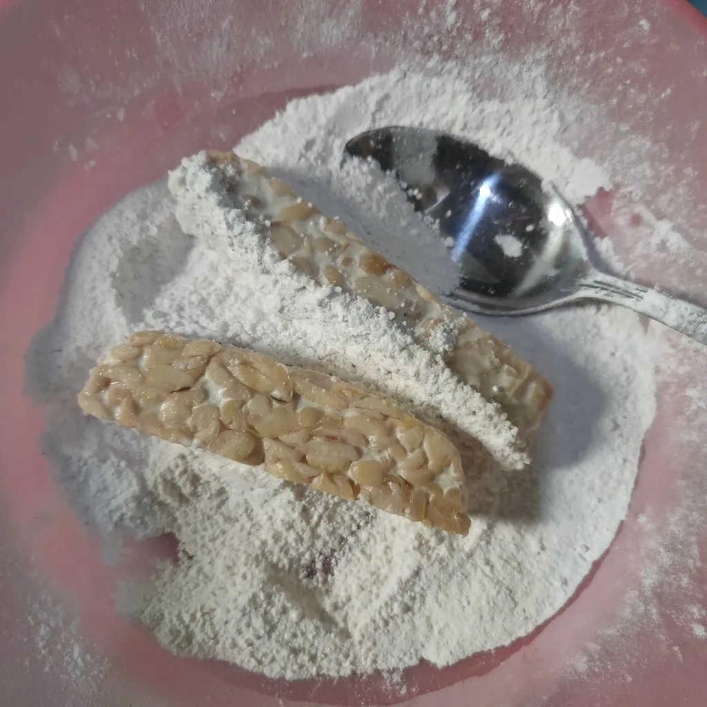 Step 4 Stik Tempe Tepung Bumbu Putih