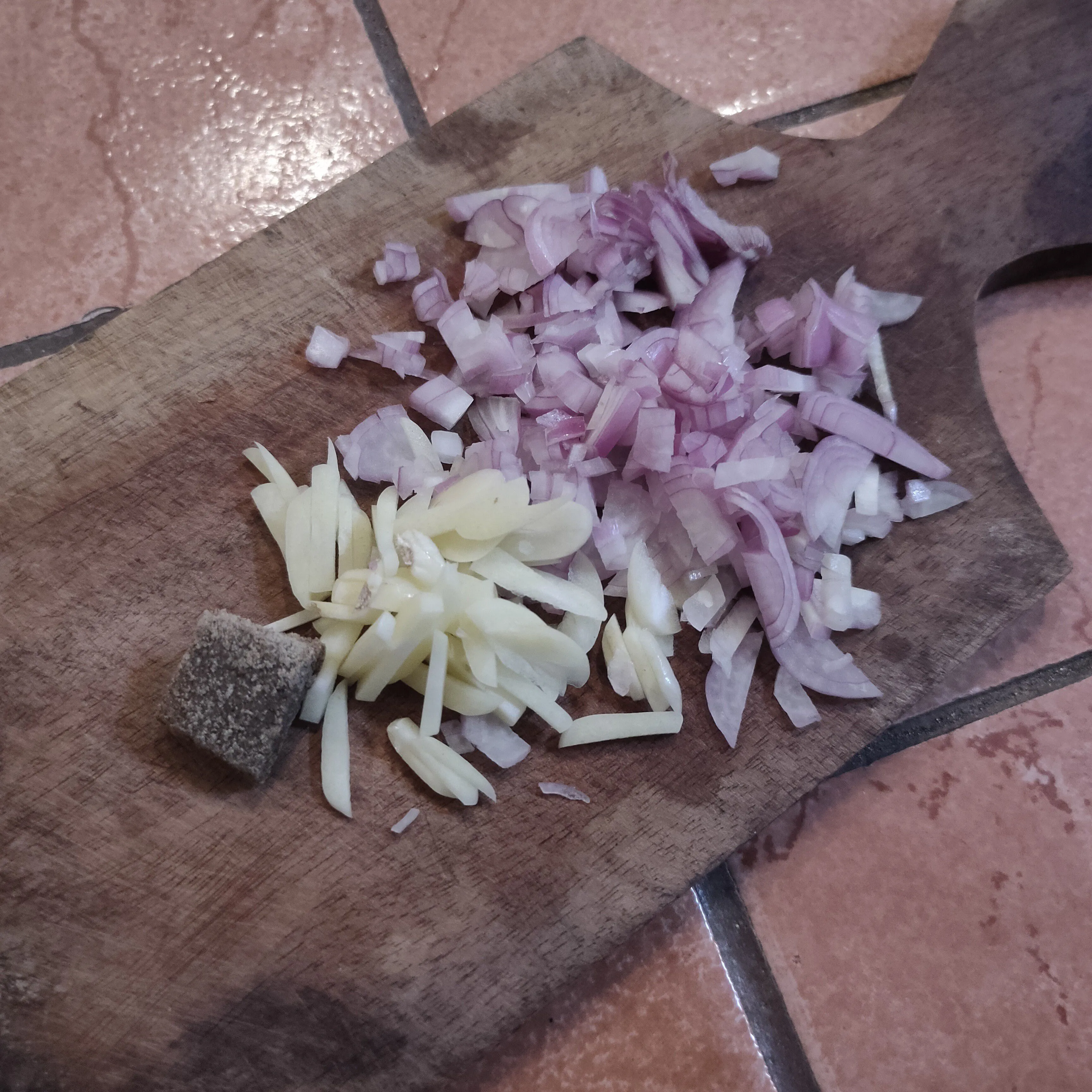 Step 1 Nasi Goreng Terasi
