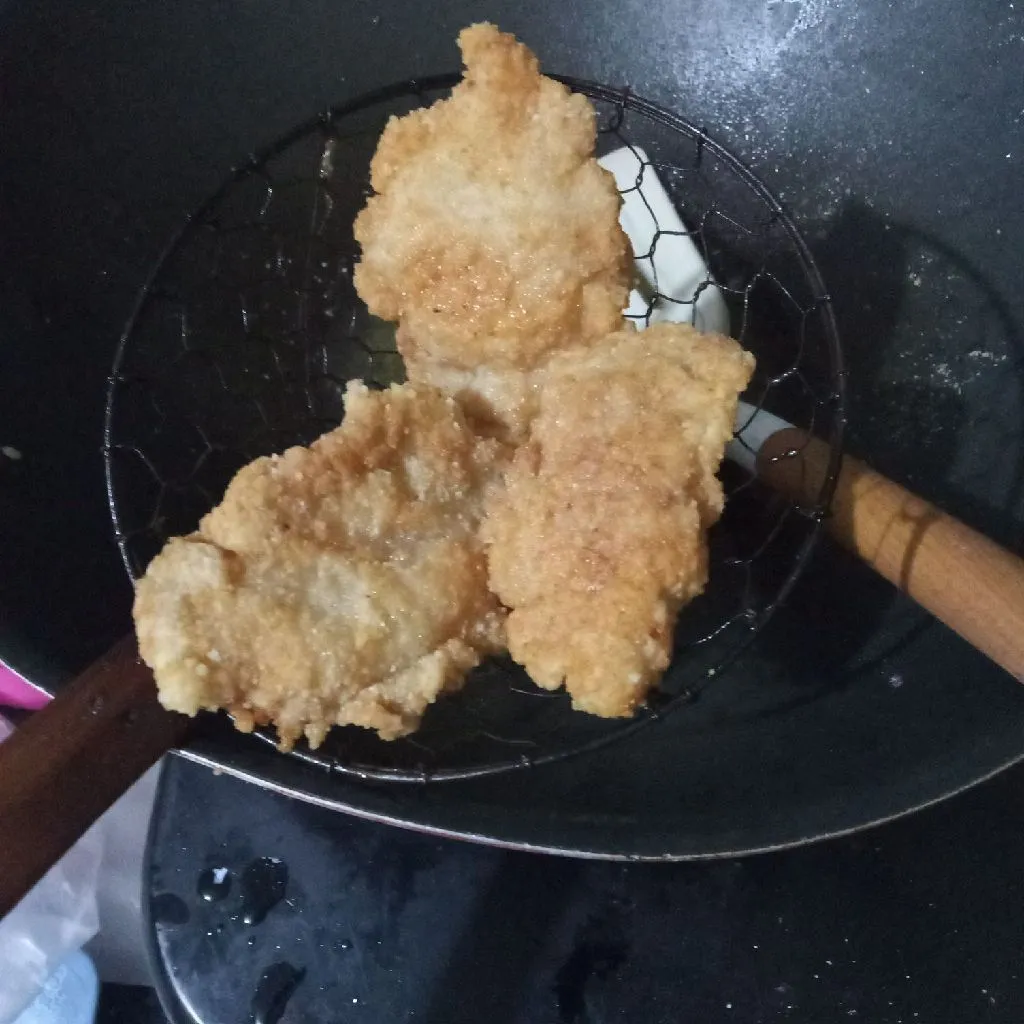 Step 6 Ayam Goreng Lapis Tepung Putih