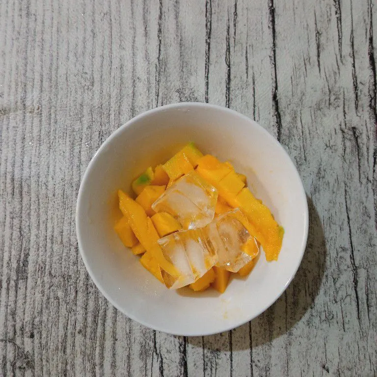 Step 3 Es Mangga Creamy Susu