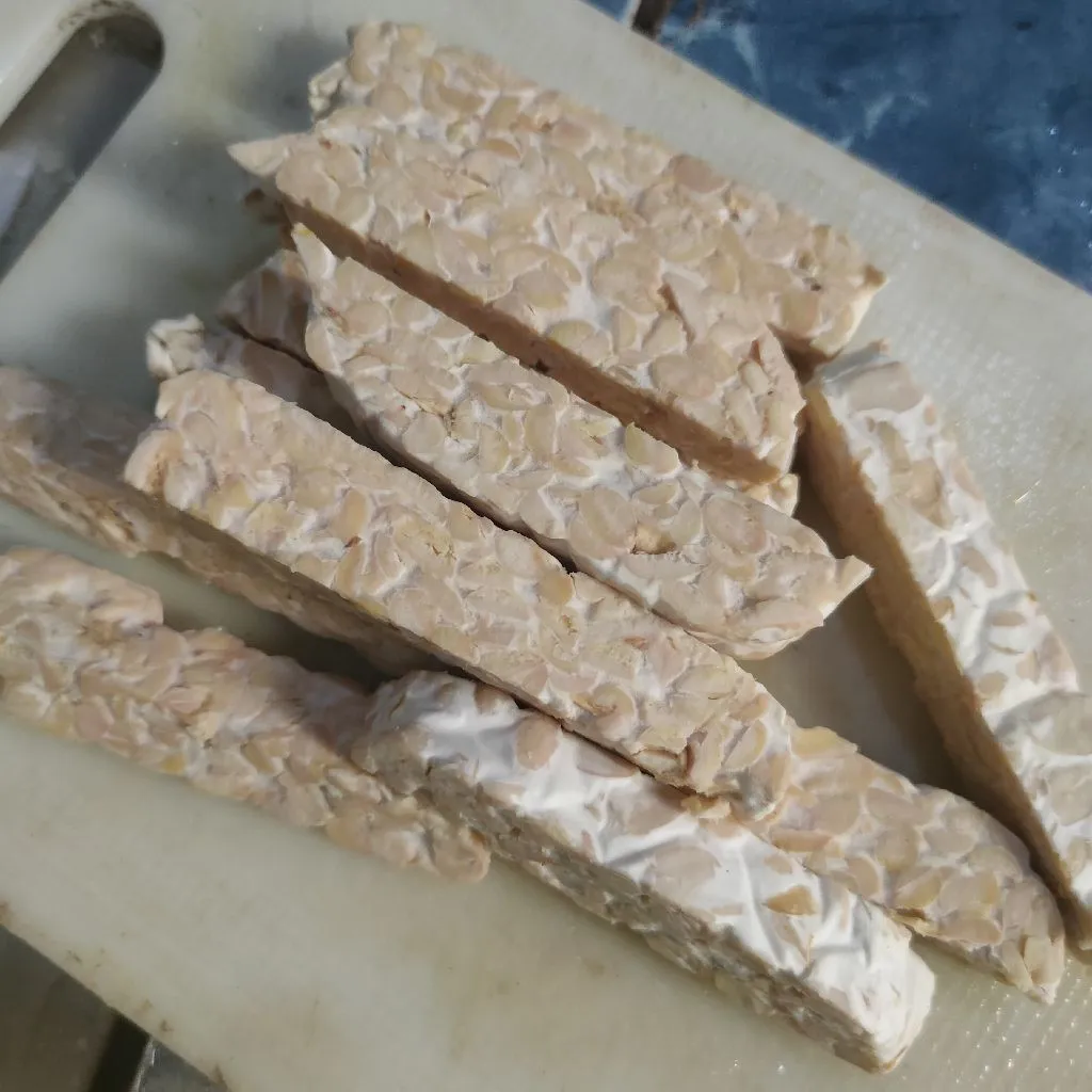 Step 1 Stik Tempe Tepung Bumbu Putih