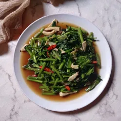 Cah kangkung ayam