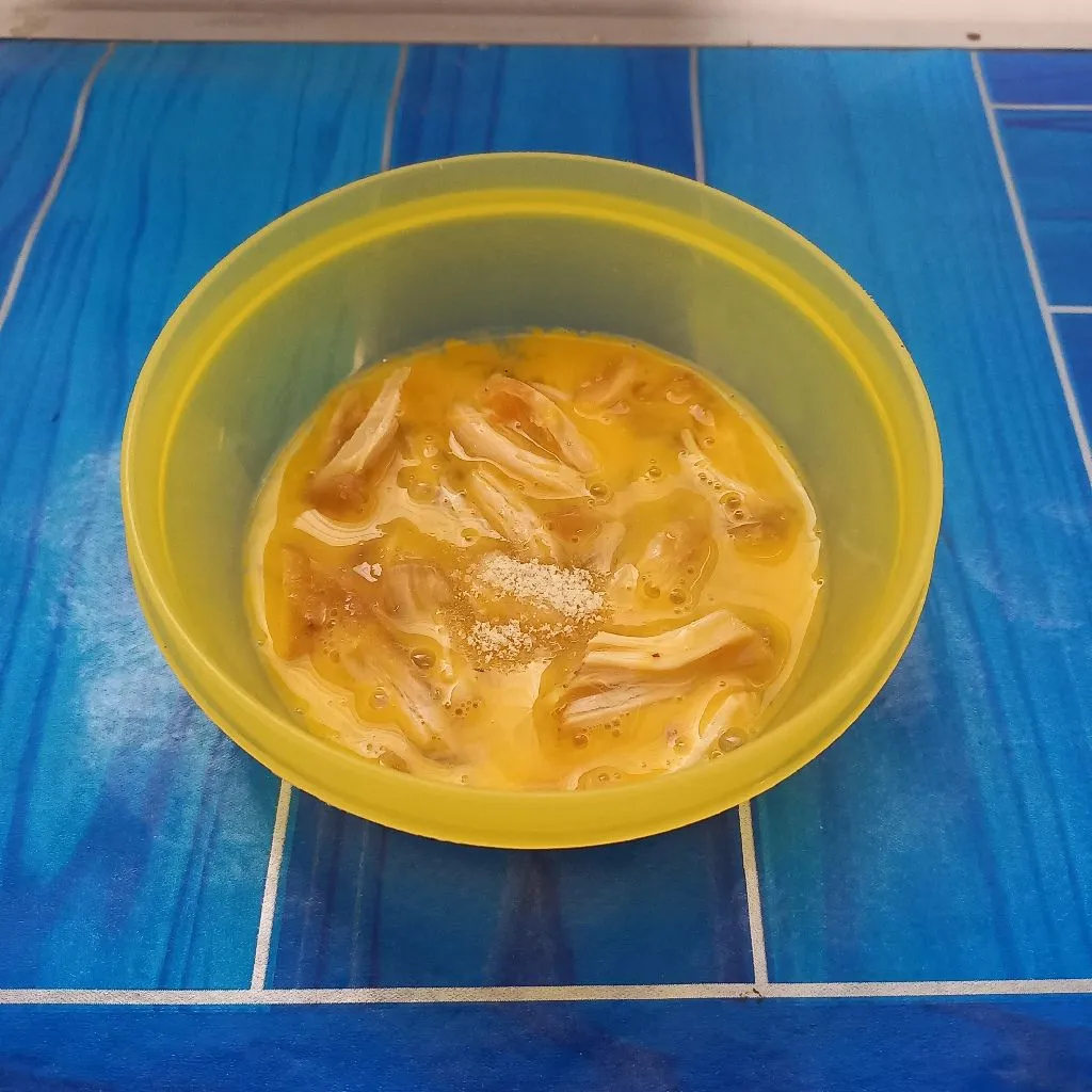 Step 1 Telur Dadar Ayam Suir