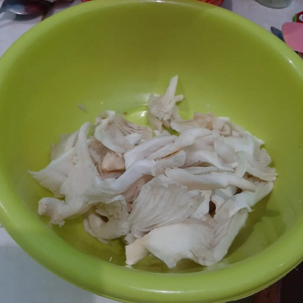 Step 1 Asem Jamur Kangkung Sawi Putih