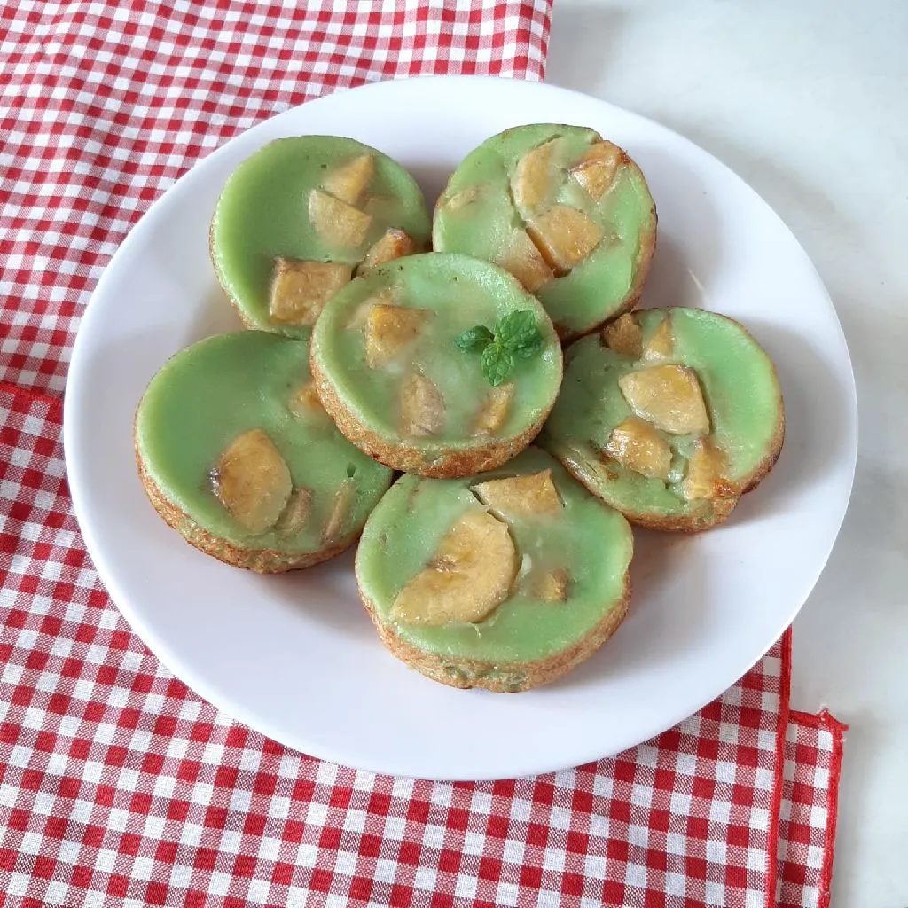 Bingka Pisang Pandan