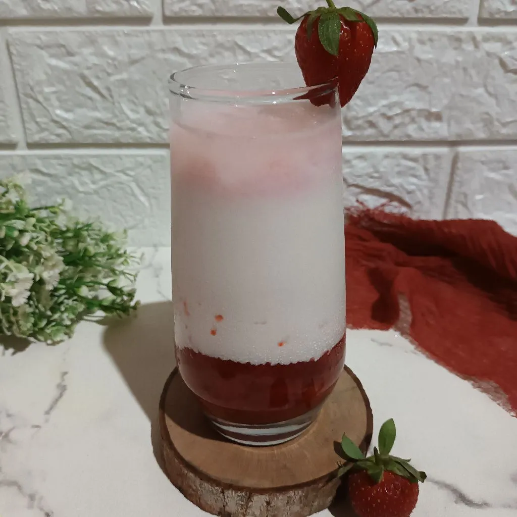 Step 5 Korean Strawberry Milk