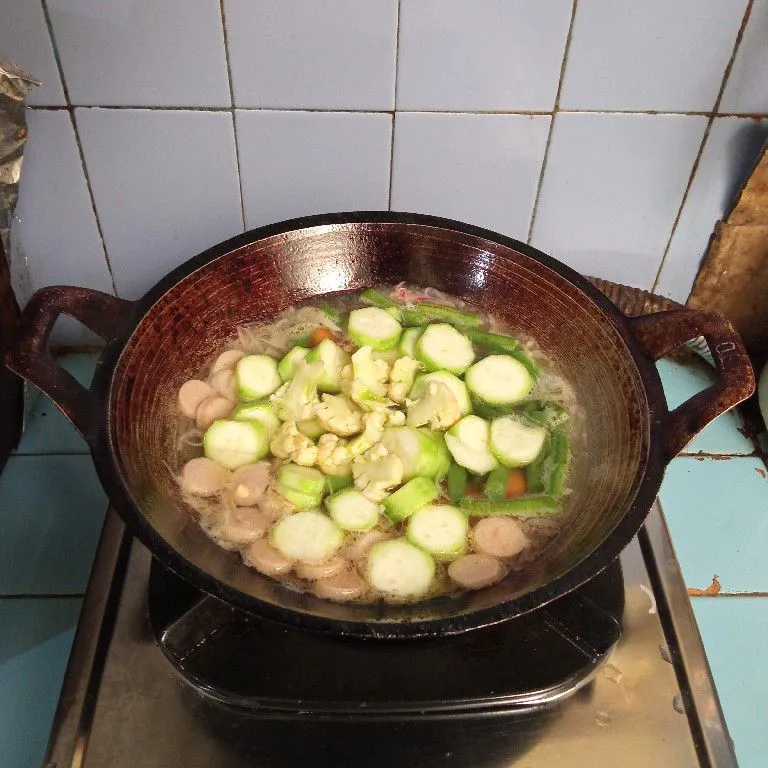 Step 4 Sop Oyong Campur