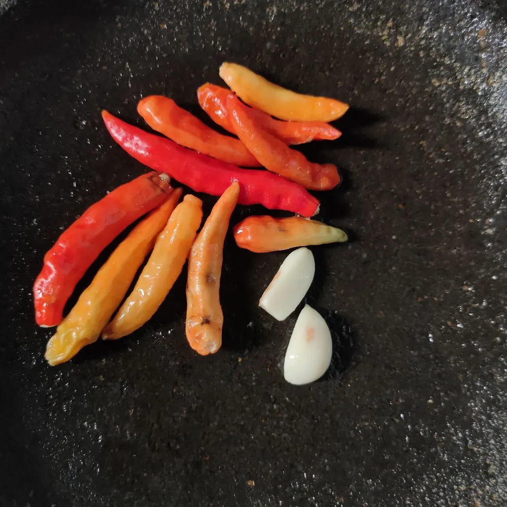 Step 4 Daun Singkong Sambal Terasi Mentah