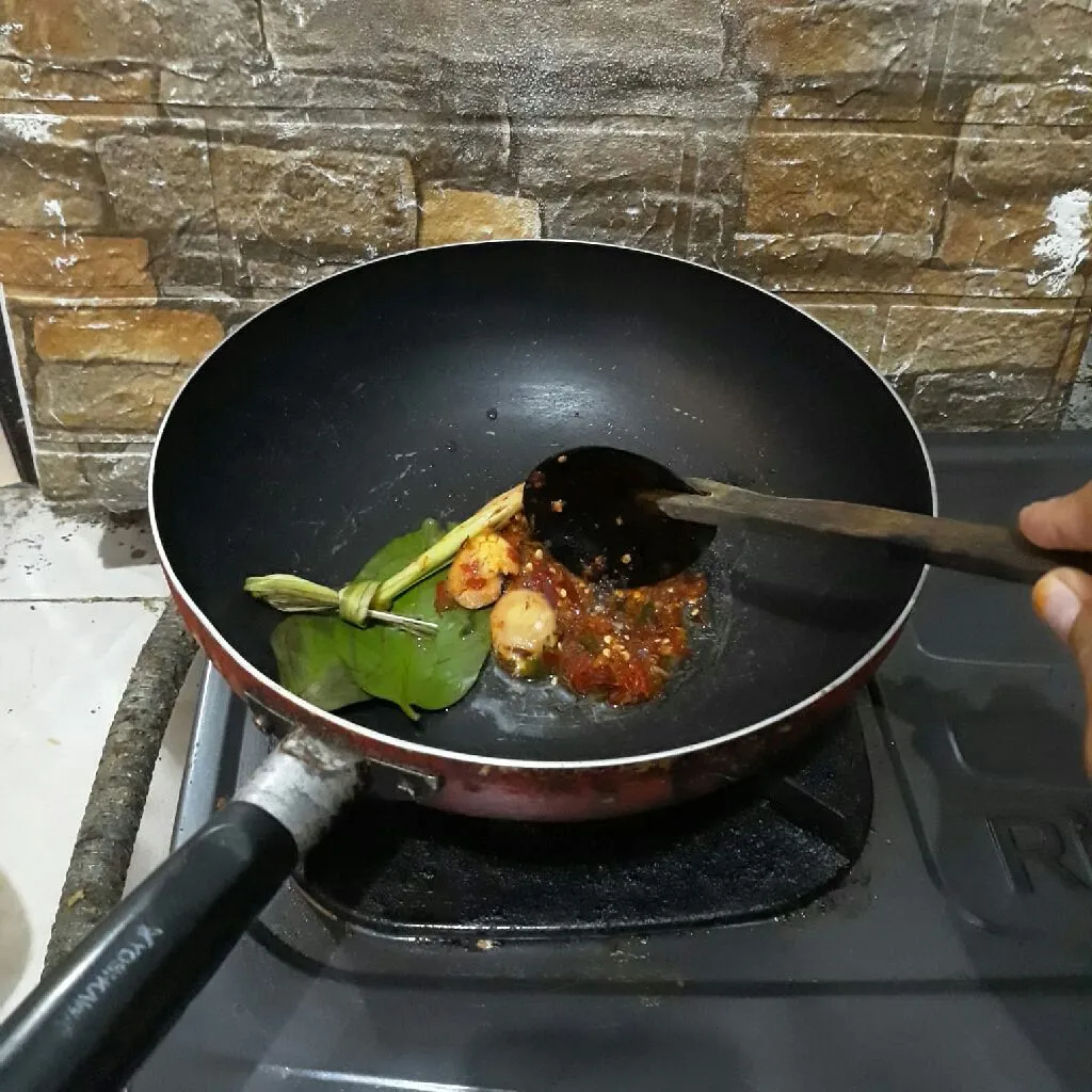 Step 4 Jengkol Kuah Santan Pedas