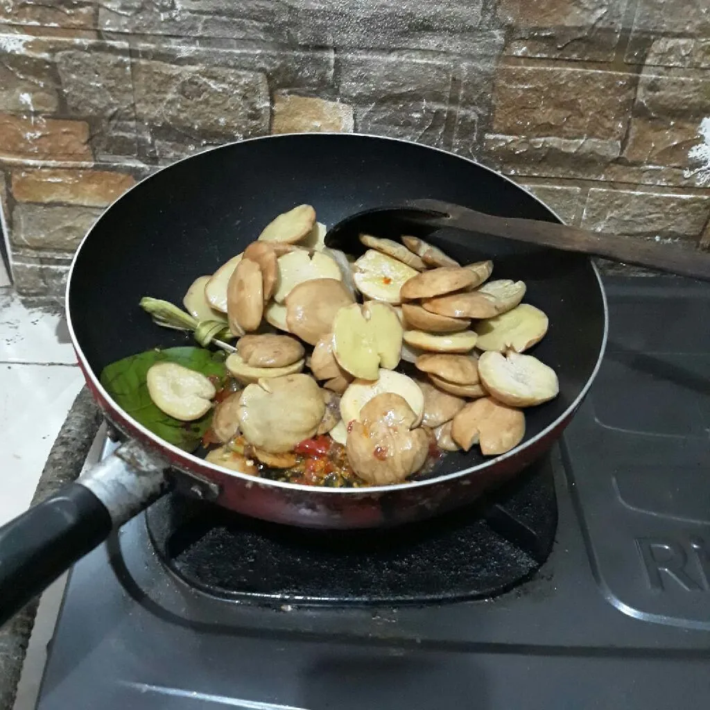Step 5 Jengkol Kuah Santan Pedas
