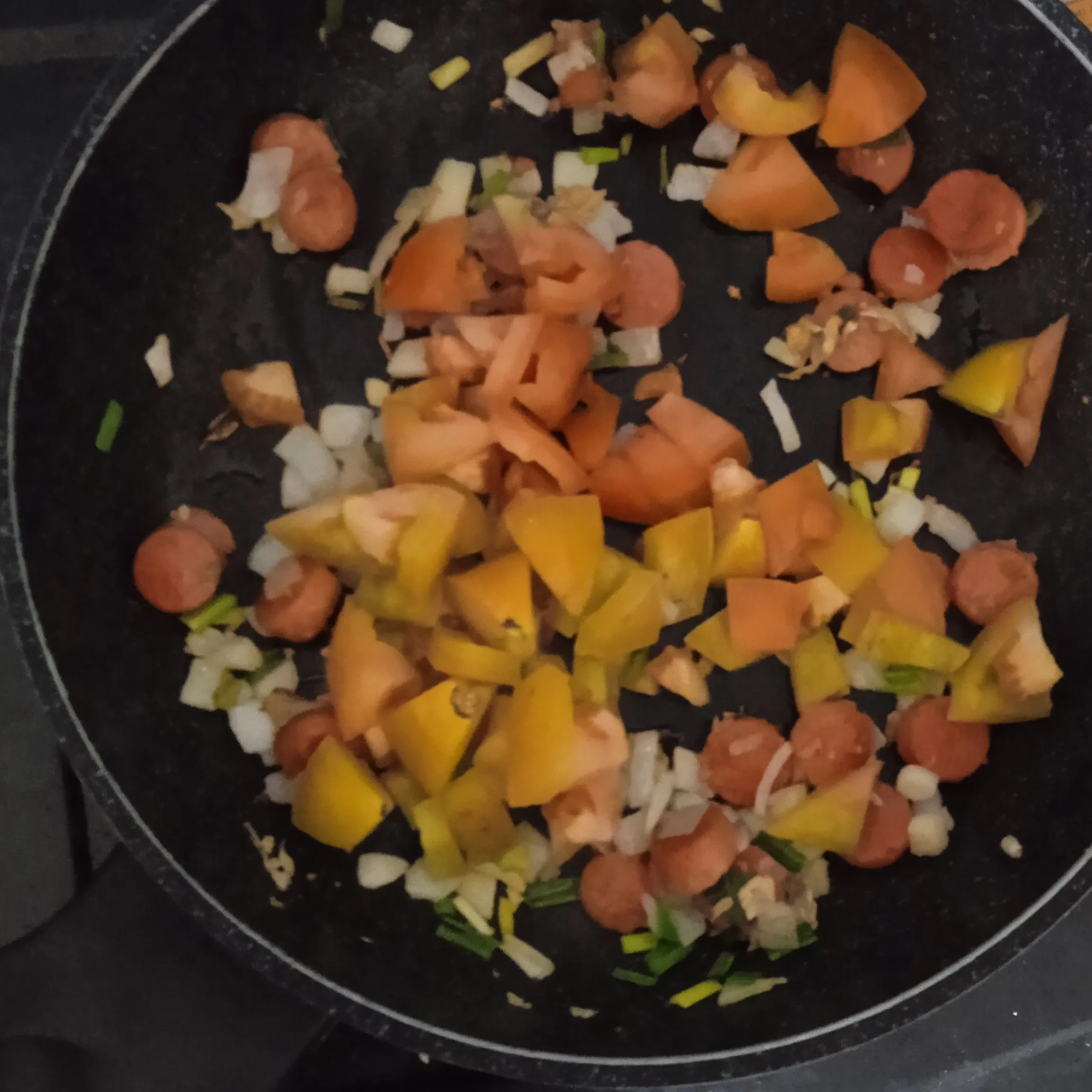 Step 3 Telur Tomat