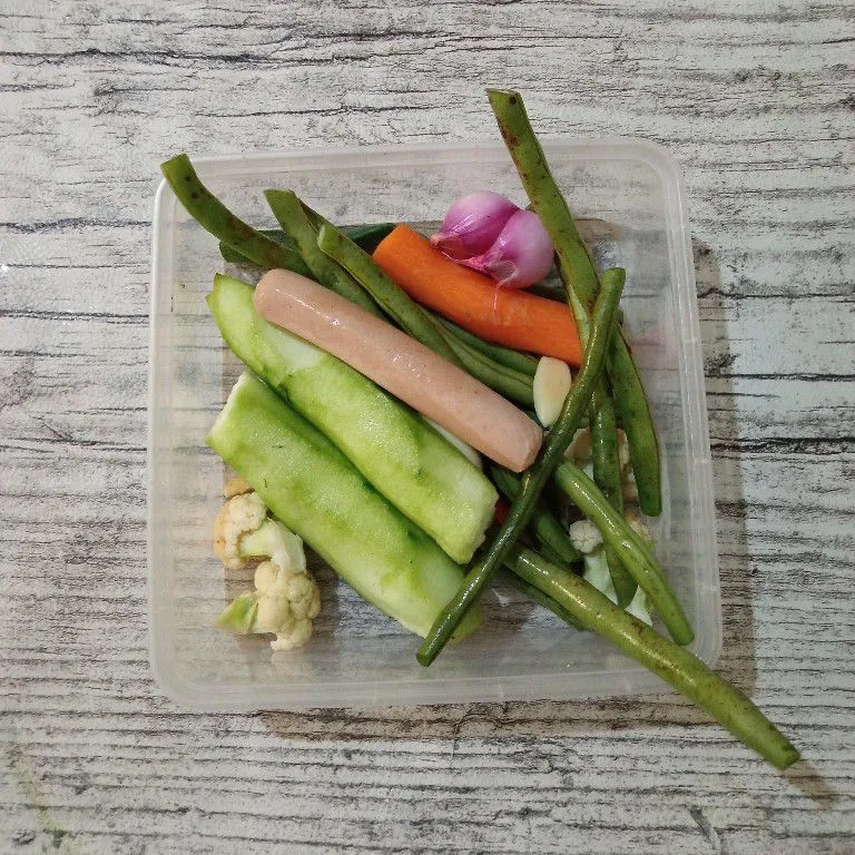 Step 1 Sop Oyong Campur