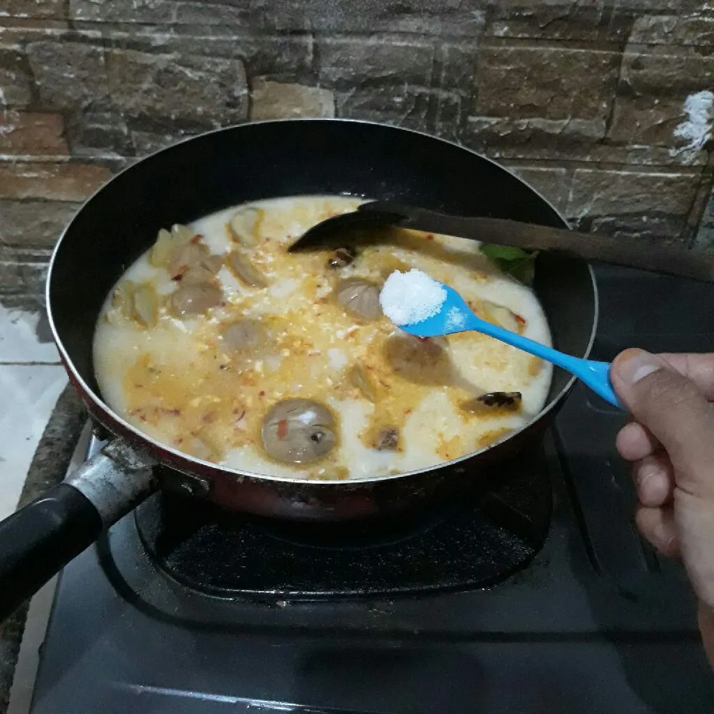 Step 7 Jengkol Kuah Santan Pedas