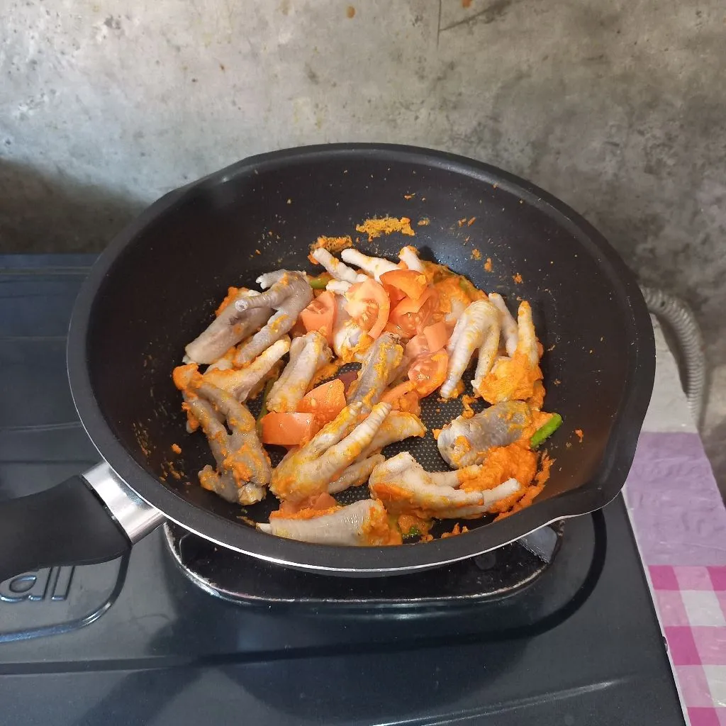 Step 3 Ceker Rica-Rica