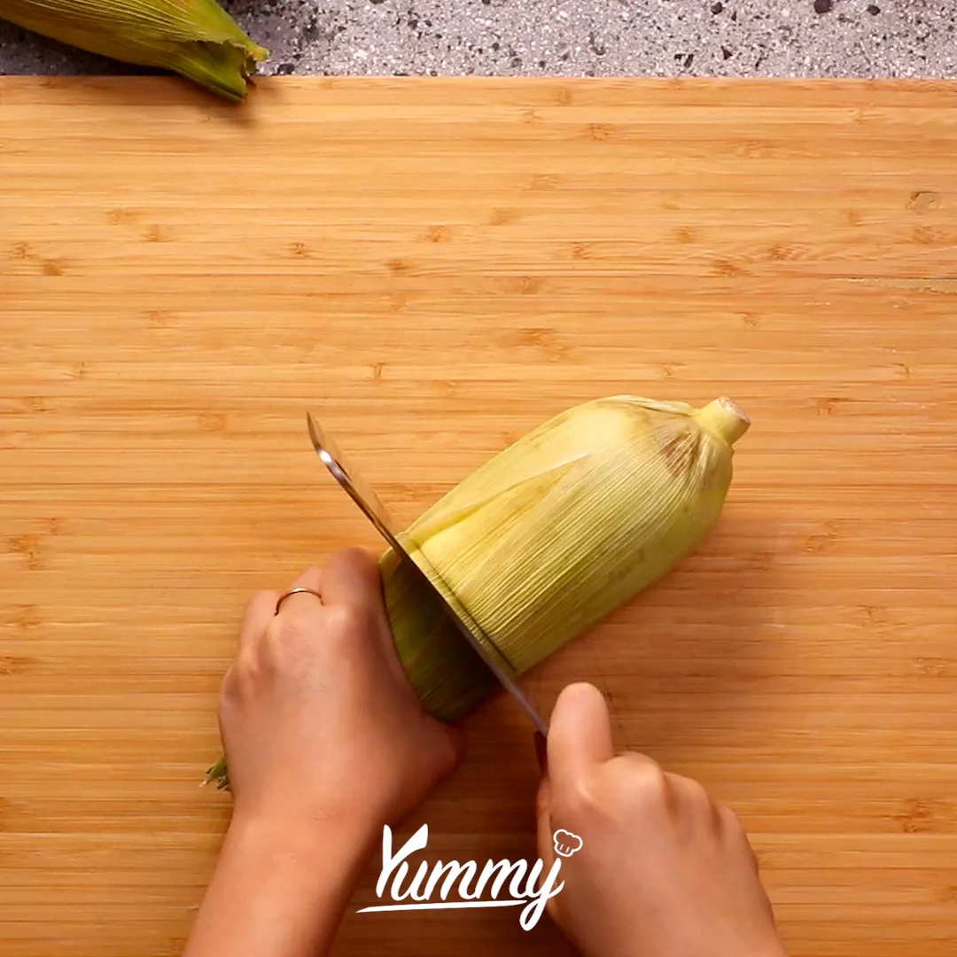 Step 3 Tips mudah melepaskan kulit jagung