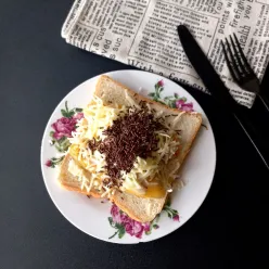 Pisang Bakar Spesial Dengan Roti