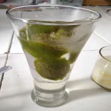 Tambahkan cincau.
