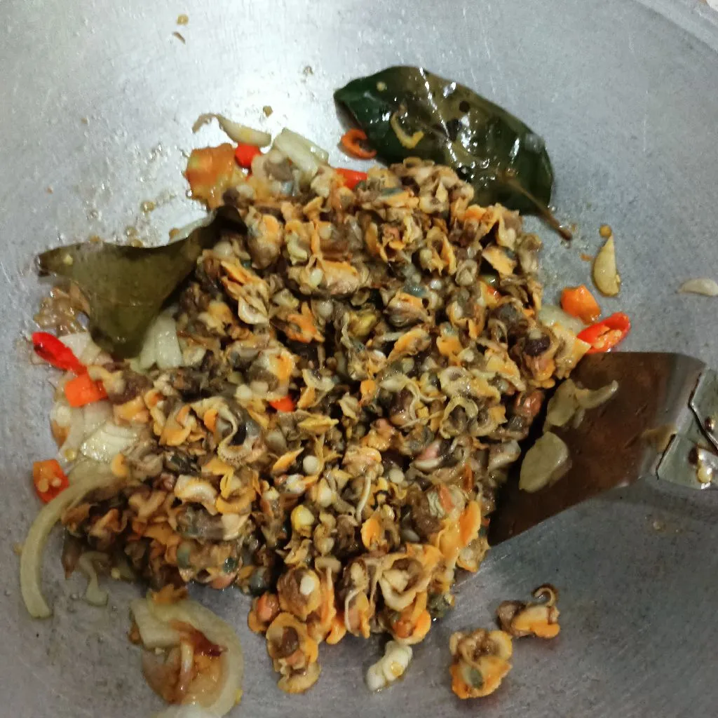 Step 4 Kerang Oseng Rawit