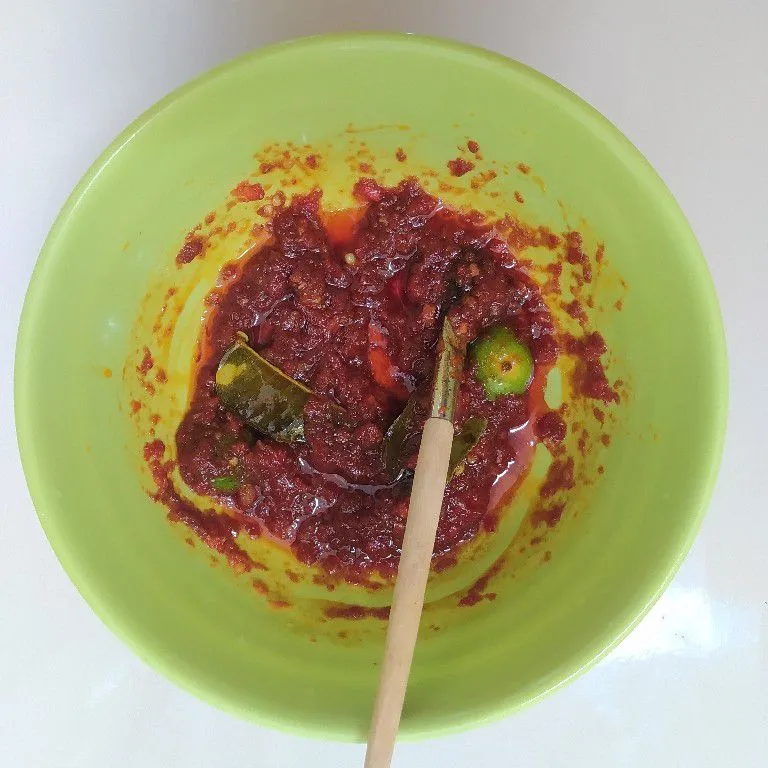 Step 5 Ikan kembung bakar bumbu merah