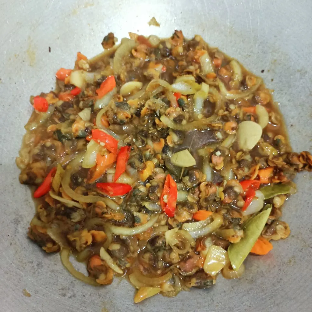Step 5 Kerang Oseng Rawit