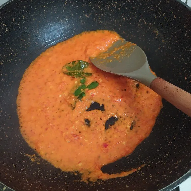 Step 4 Ikan kembung bakar bumbu merah