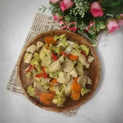 Capcay Ayam Bakso Sayur