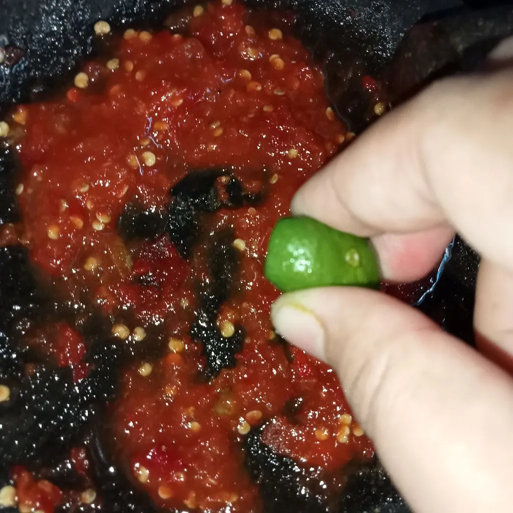 Step 5 Sambal Terasi Mentah