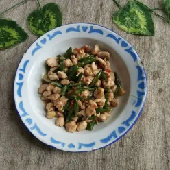 Tumis Ayam Buncis Saus Tiram